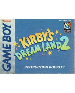 Libretto GAME Boy Kirby's Dream Land 2 ENG no BOX no gioco B15