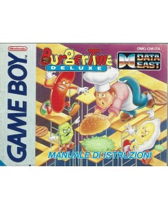 Libretto GAME Boy Burgertime deluxe ITA no BOX no gioco B15