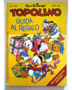 Topolino n.1722 * 27 novembre 1988 * Walt Disney - Mondadori 