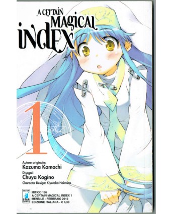 A Certain Magical Index   1  di Kazuma Kamachi ed.Star Comics  