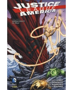 New 52 library Justice League America  2 sopravvissuti male ed. Lion NUOVO SU37