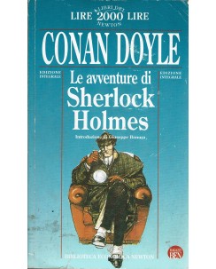 Conan Doyle : Le avventure di Sherlock Holmes ed Biblioteca Economica Newton A98