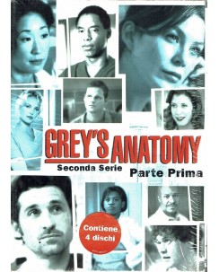 DVD  Grey's Anatomy seconda serie parte 1 4 dischi ITA usato B12