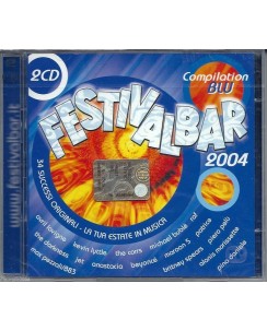 CD Festivalbar Compilation Blu 2004 2 CD 34 tracce EMI B40