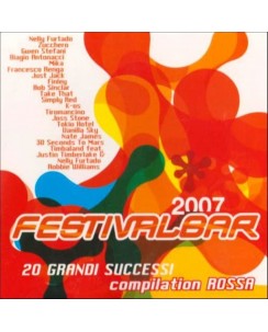 CD Festivalbar Compilation Rossa 2007 20 tracce EMI B40