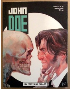 John Doe n.27 di Roberto Recchioni, Bartoli, Carnevale ed. Eura