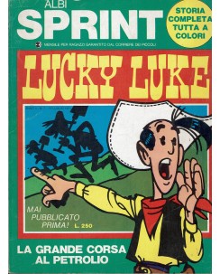 Albi Sprint anno 2 n. 7  Lucky Luke La grande corsa al petrolio FU09