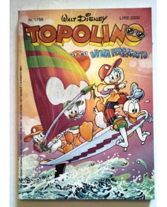 Topolino n.1759 * 13 agosto 1989 * Walt Disney - Mondadori
