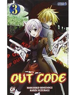 Out Code n. 3 di H. Himenogi K. Suzuragi ed. GP NUOVO