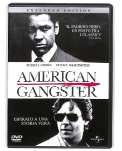 DVD American Gangster  Extended Edition con Denzel Washington ITA usato B18