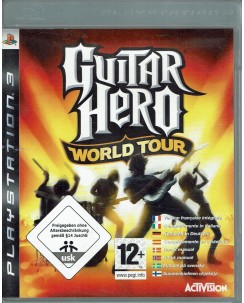 Videogioco Playstation 3 GUITAR HERO world tour Activision 12+ ITA usato B17