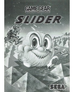 Libretto GAME Gear Slider  ENG no BOX no gioco B15