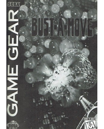 Libretto GAME Gear Bust a Moveng ENG no BOX no gioco B15