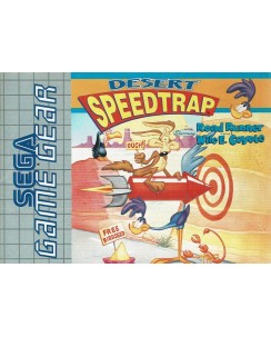 Libretto Game Gear desert Speedtrap Road Runner ITA no BOX no gioco B15