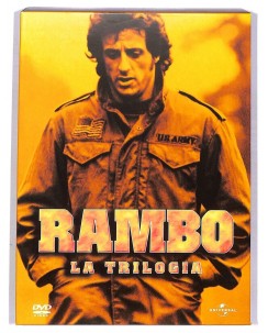 DVD Rambo La Trilogia  Cofanetto 3 dvd Sylvester Stallone ITA usato B17
