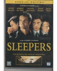 DVD SLEEPERS Kevin Bacon Robert De Niro Dustin Hoffman Brad Pitt ITA usato B17