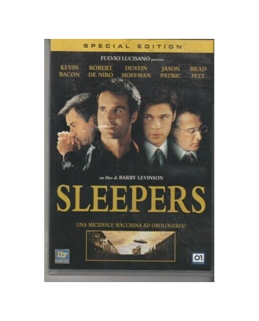DVD SLEEPERS Kevin Bacon Robert De Niro Dustin Hoffman Brad Pitt ITA