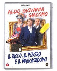 DVD Il ricco povero e maggiordomo Aldo Giovanni Giacomo EDITORIALE ITA usato B17