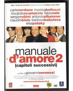 DVD  Manuale D'Amore 2 Capitoli Successivi con  Carlo Verdone ITA usato B16