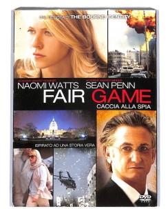 DVD Fair Game Caccia alla spia SLIPCASE con Sean Penn ITA usato B16
