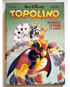 Topolino n.1770 29 ottobre 1989 ed. Walt Disney Mondadori