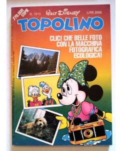 Topolino n.1810 * 5 agosto 1990 * Walt Disney - Mondadori