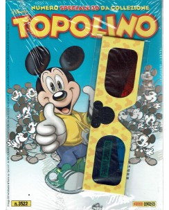 Topolino 3522 NUMERO SPECIALE 3D CON OCCHIALETTI NUOVO ed. Panini Disney