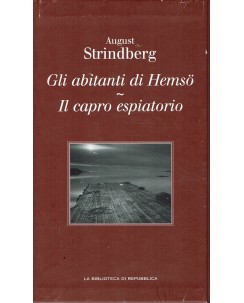 August Strindberg : gli abitanti di Hems COFANETTO ed. Biblioteca Repubblica A51