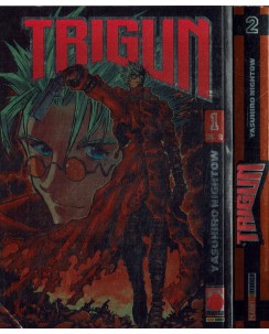 Trigun 1/2 serie COMPLETA ristampa di Nightow ed. Panini SC01