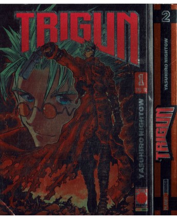 Trigun 1/2 serie COMPLETA ristampa di Nightow ed. Panini SC01