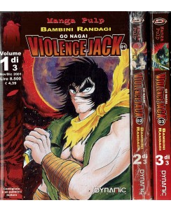 Violence JAck 1/3 bambini randagi serie COMPLETA di Go Nagai ed. Dynamic SC01