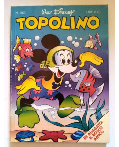 Topolino n.1863 * 11 agosto 1991 * B * Walt Disney - Mondadori