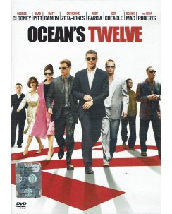 DVD Ocean's Twelve con Clooney Pitt Damon ITA usato B13