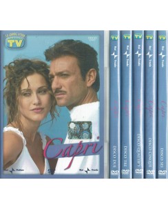 DVD Capri 1/6 serie completa  con Preziosi RAI Tv sorrisi ITA usato B02