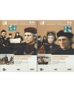DVD CRISTOFORO COLOMBO 2 DVD con Faye Dunaway ITA Rai usato B02
