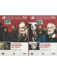 DVD La vita di LEONARDO DA VINCI RAI completa con Philippe Leroy ITA usato B02