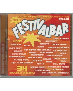 CD Festivalbar 2005 Compilation Rossa 2cd 2005 usato B05