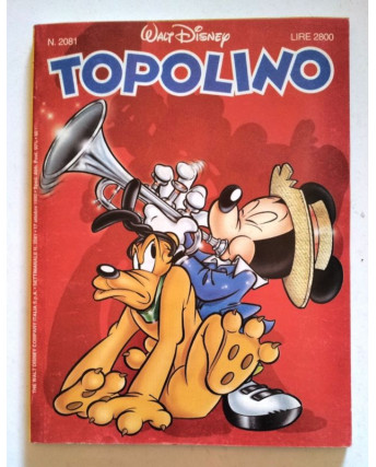 Topolino n.2081 * 17 ottobre 1995 * Walt Disney - Mondadori