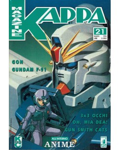 Kappa Magazine n. 21 Oh mia Dea 3x3 occhi Gundam ed. Star Comics