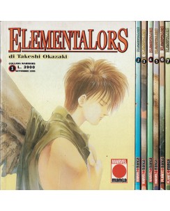 Elementalors 1/7 serie COMPLETA di Takeshi Okazaki ed. Panini
