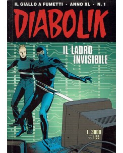 Diabolik Anno XL n.01 il ladro invisibile ed. Astorina