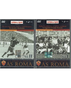 DVD LA STORIA DELLA AS ROMA 1 e 2 ITA usato Corriere dello Sport B25