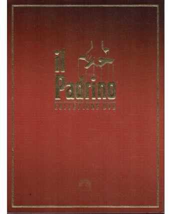 DVD IL PADRINO COLLEZIONE 4 dvd box ROSSO ITA usato B25