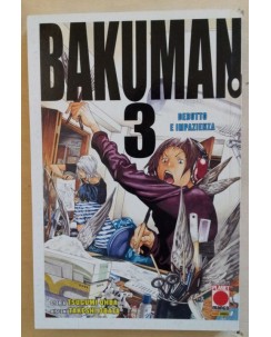 Bakuman n. 3 di Obata Ohba aut. Death Note ed. Panini RISTAMPA