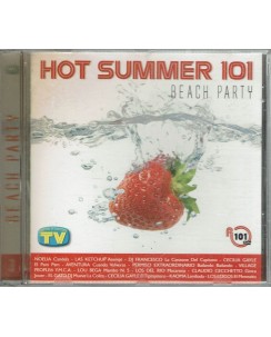 CD Hot Summer 101 Beach Party Vol. 1 EDITORIALE suato Tv Sorrisi B48