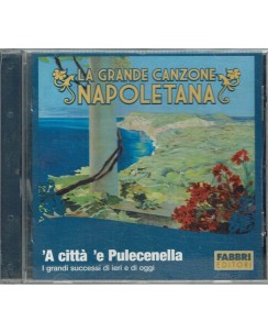 CD la grande canzone napoletana a città e Pulecenella Fabbri usato B40