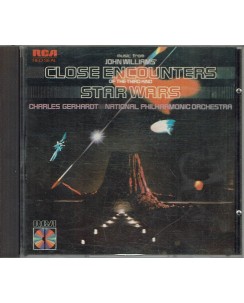 CD CLOSE ENCOUNTERS OF THE THIRD KIND AND STAR WARS CHARLES GERHARDT usato B47