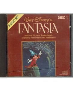CD Fantasia Walt Disney motion picture soundtrack 2 CD usato B33