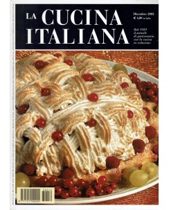 La cucina italiana 12 dic 2003 ed. Quadratum FF02
