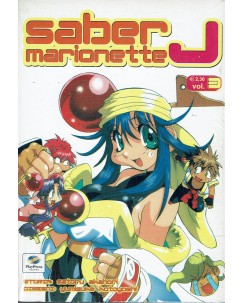 Saber Marionette J n. 3 di S. Akahori ed. Play Press